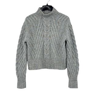 Peruvian Connection Mock Neck Wool Alpaca Knit Sweater